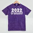 2022 Graduate Last Day Of School & Graduation Mineral Wash Tshirts Mineral Purple
