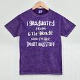 2024 Elementary Graduation Shirt 6th Grade Graduation Mineral Wash Tshirts Mineral Purple