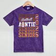 2026 Football Senior Auntie Graduation Matching Family Mineral Wash Tshirts Mineral Purple