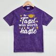 2026 Tassel Graduation The Tassel Was Worth The Hassle Mineral Wash Tshirts Mineral Purple