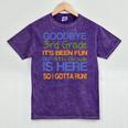 3rd Grade Graduation To 4th T-Shirt Kids Tee Fourth Mineral Wash Tshirts Mineral Purple