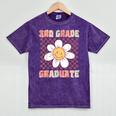 3rd Grade Graduation Cute Groovy Last Day Of Third Grade Mineral Wash Tshirts Mineral Purple