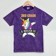3RD GRADE NAILED IT UNICORN DABBING GRADUATION T-SHIRT Mineral Wash Tshirts Mineral Purple