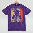 4th Grade Level Complete Gamer Class Of 2023 Graduation Mineral Wash Tshirts Mineral Purple