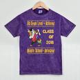 5th Grade Graduation Shirt Dabbing Unicorn Boys Class 2018 Mineral Wash Tshirts Mineral Purple