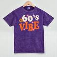 60's Vibe Retro Nostalgia Classic Mixtape Era 1960s Party Mineral Wash Tshirts Mineral Purple