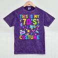 This Is My 70's Costume Nostalgia Mixtape Era 1970s Party Premium Tri-Blend Mineral Wash Tshirts Mineral Purple