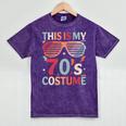 This Is My 70s Costume Vintage Style Nostalgia 1970s Retro Mineral Wash Tshirts Mineral Purple