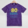 80s Nostalgia Retro Humor So Glad I Grew Up In The 80s Mineral Wash Tshirts Mineral Purple