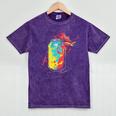 80s Nostalgia Soda Can Mineral Wash Tshirts Mineral Purple