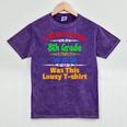 8th Grade Graduation Boys Girls Grad Education Mineral Wash Tshirts Mineral Purple