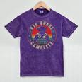 8th Grade Graduation Gamer 8th Grade Level Complete Mineral Wash Tshirts Mineral Purple