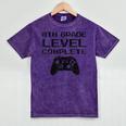 8th Grade Level Complete T Shirt Graduation Mineral Wash Tshirts Mineral Purple