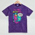 The 90s Are Calling Retro 90s Kid Nostalgia Gag Meme Mineral Wash Tshirts Mineral Purple