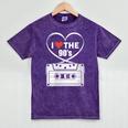 90s Nostalgia Cassette Heart Retro I Love The 90s Mineral Wash Tshirts Mineral Purple 90s Nostalgia Cassette Heart Retro I Love The 90s Mineral Wash Tshirts Mineral Purple