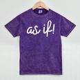 As If 90s Nostalgia Quote Movie T Shirt Premium Tri-Blend Mineral Wash Tshirts Mineral Purple