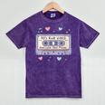 90s RNB Vibes Cassette – Retro Music Nostalgia RNB Cassette Mineral Wash Tshirts Mineral Purple