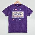 90s RNB Vibes Cassette – Retro Music Nostalgia RNB Cassette Mineral Wash Tshirts Mineral Purple