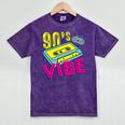 90's Vibe Retro Style Cassette Tape Nostalgia 1990s Party Premium Tri-Blend Mineral Wash Tshirts Mineral Purple 90's Vibe Retro Style Cassette Tape Nostalgia 1990s Party Premium Tri-Blend Mineral Wash Tshirts Mineral Purple