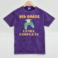 9th Grade Graduate Boys Girls Gamer Ninth Grade Graduation Mineral Wash Tshirts Mineral Purple