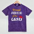 Abuelo Of Graduate Shirt Proud Grandpa Graduation Tee Mineral Wash Tshirts Mineral Purple