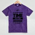 Adult College Graduation Mineral Wash Tshirts Mineral Purple