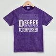Aerospace Engineering Degree College Graduation T-Shirt Mineral Wash Tshirts Mineral Purple