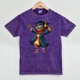 African American Woman Girl Graduation Class Mineral Wash Tshirts Mineral Purple