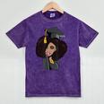 African Woman Educated Graduation 2019 Proud Mineral Wash Tshirts Mineral Purple