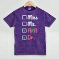 AKA Doctor Medical Worker Appreciation Graduation Mineral Wash Tshirts Mineral Purple