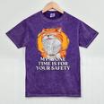 My Alone Time Is For Your Safety Coffee Lover Introvert Mineral Wash Tshirts Mineral Purple