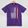 American Flag Loner Geeks Antisocial For Introvert Pride Mineral Wash Tshirts Mineral Purple