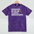 American Robin Bird Watching Lover Introvert Quote Mineral Wash Tshirts Mineral Purple American Robin Bird Watching Lover Introvert Quote Mineral Wash Tshirts Mineral Purple