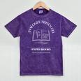 Analogue Nostalgia Paper Books Book Graphic Mineral Wash Tshirts Mineral Purple