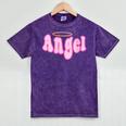 Angel Y2k Aesthetic 2000s Millennial Nostalgia Retro Pink Mineral Wash Tshirts Mineral Purple Angel Y2k Aesthetic 2000s Millennial Nostalgia Retro Pink Mineral Wash Tshirts Mineral Purple