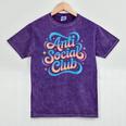 Anti-Social Club Introvert Humor Mineral Wash Tshirts Mineral Purple Anti-Social Club Introvert Humor Mineral Wash Tshirts Mineral Purple