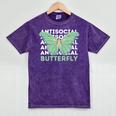 Anti-Social Introvert Butterfly Mineral Wash Tshirts Mineral Purple Anti-Social Introvert Butterfly Mineral Wash Tshirts Mineral Purple