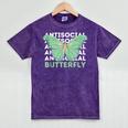 Anti-Social Introvert Butterfly Mineral Wash Tshirts Mineral Purple Anti-Social Introvert Butterfly Mineral Wash Tshirts Mineral Purple