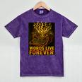 Antiques Collector Writing Retro Nostalgia Curiosity Mineral Wash Tshirts Mineral Purple