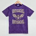 Antisocial Butterfly Quote Socially Selective Introvert Mineral Wash Tshirts Mineral Purple Antisocial Butterfly Quote Socially Selective Introvert Mineral Wash Tshirts Mineral Purple