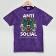 Antisocial Introvert I Like Being Alone Mineral Wash Tshirts Mineral Purple Antisocial Introvert I Like Being Alone Mineral Wash Tshirts Mineral Purple