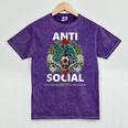 Antisocial Introvert I Like Being Alone Mineral Wash Tshirts Mineral Purple Antisocial Introvert I Like Being Alone Mineral Wash Tshirts Mineral Purple