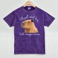 Antisocial Introvert Capybara Sarcastic Humor Mineral Wash Tshirts Mineral Purple Antisocial Introvert Capybara Sarcastic Humor Mineral Wash Tshirts Mineral Purple
