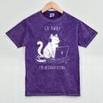 Antisocial Introvert Cat With Coffee On Computer Emo Goth Mineral Wash Tshirts Mineral Purple Antisocial Introvert Cat With Coffee On Computer Emo Goth Mineral Wash Tshirts Mineral Purple