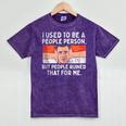 Antisocial Not A People Person Socially Selective Introvert Mineral Wash Tshirts Mineral Purple