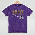 Army National Guard Mom Army National Guard Graduation Mom Mineral Wash Tshirts Mineral Purple