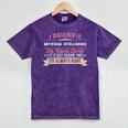 Artificial Intelligence Major Student Shirt Graduation Mineral Wash Tshirts Mineral Purple