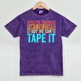 Athletic Trainers Fix Stupid Sports Graduation Vintage Mineral Wash Tshirts Mineral Purple