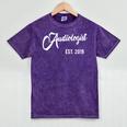 Audiologists Graduation Audiologist Est 2019 Shirt Mineral Wash Tshirts Mineral Purple