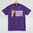 Avoiding People Secretly Cat Introvert Humor Mineral Wash Tshirts Mineral Purple Avoiding People Secretly Cat Introvert Humor Mineral Wash Tshirts Mineral Purple